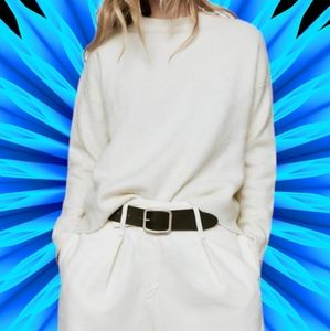 Wool blend sweater zara